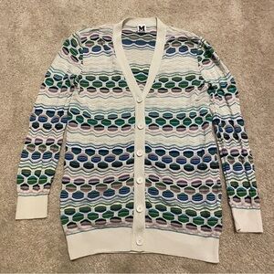 Missoni Multicolor Patterned knitted Sweater cardigan